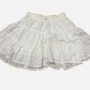 Forever-21 Women's White Skirt
